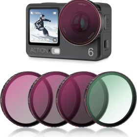 【新品】OsmoAction6 フィルター4枚セット CPL ND8/16/32