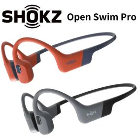 【2/10 1:59まで・抽選で最大100%Ptバック(要エントリー)】 Shokz OpenSwimPro ワイヤレス骨伝導ヘッドホン グレー/レッド メーカー2年間保証 国内正規品 SKZ-EP-000028/29