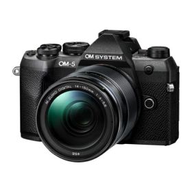 【エントリーで更にポイントアップ 2/5(木)23:59まで！】OM SYSTEM OM-5 Mark II BLK ブラック 14-150mm II レンズキット ミラーレスデジタル一眼カメラ IP53防水防塵対応 OM5MK2L14150K