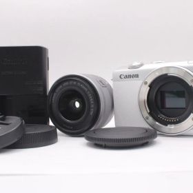 ★美品★キャノン CANON EOS M200 EF-M15-45 IS STM レンズキット ホワイト #3486@e RO3745