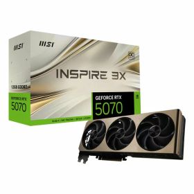 【10日は24時間限定クーポン配布】MSI エムエスアイGeForce RTX 5070 12G INSPIRE 3X OC グラフィックボード G5070-12I3C(2650899)送料無料