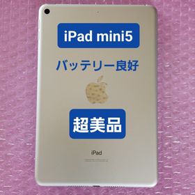 アイパッド(iPad)の超美品 iPad mini 第5世代 バッテリー良好 Wi-Fiモデル(タブレット)