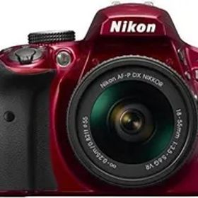 Nikon デジタル一眼レフカメラ D3400 AF-P 18-55 VR レンズキット レッド D3400LKRD