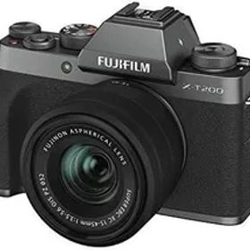 FUJIFILM ミラーレス一眼カメラ X-T200レンズキット ダークシルバー X-T200LK-DS