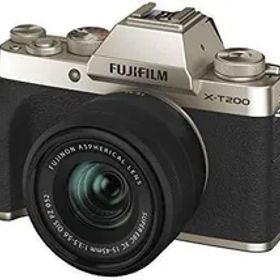 FUJIFILM ミラーレス一眼カメラ X-T200レンズキット シャンパンゴールド X-T200LK-G