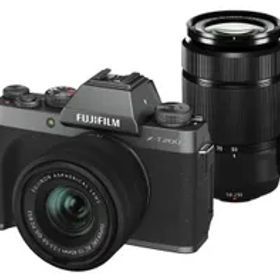 富士フイルム(FUJIFILM) ミラーレス一眼カメラ X-T200ダブルズームレンズキット ダークシルバー X-T200WZLK-DS