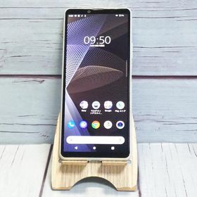 au Xperia 10 III SOG04 ホワイト SONY 本体 白ロム SIMロック解除済み SIMフリー B521375