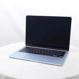 【中古】Apple(アップル) MacBook Air 13.6-inch Early-2025 MC6U4J／A Apple M4 10コアCPU_10コアGPU 16GB SSD512GB スカイブルー 〔15.7 Sequoia〕 【377-ud】