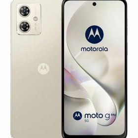 【中古】【安心保証】 MOTOROLA moto g64y 5G[128GB/4GB] Y!mobile バニラクリーム