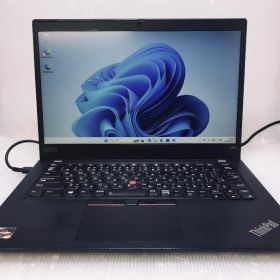 ★[Windows11] 13.3型ノート Radeon Vega10搭載 Lenovo ThinkPad X395 (Ryzen 7 Pro 3700U 2.3GHz/16GB/SSD 256GB/Wi-Fi/Webカメラ)