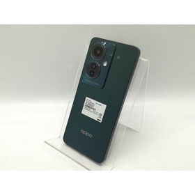 【中古】Oppo 楽天モバイル 【SIMフリー】 OPPO Reno11 A ダークグリーン 8GB 128GB【秋葉4号】保証期間１ヶ月【ランクB】