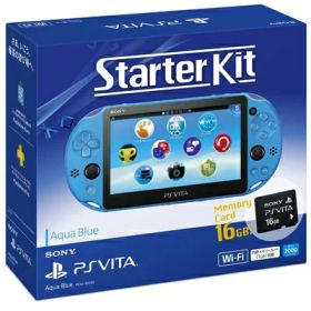 【中古】 PlayStation Vita Starter Kit アクア・ブルー