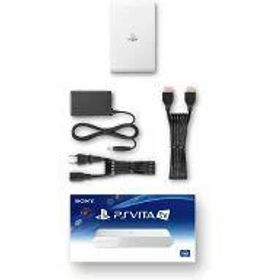 【中古】PSVITAハード PlayStation Vita TV本体 ホワイト[VTE-1000AB01]