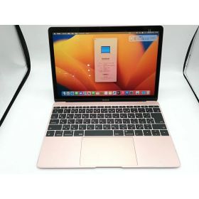 【中古】Apple MacBook 12インチ CTO (Mid 2017) ローズゴールド Core m3 (1.2G)/8G/256G(SSD)/intel HD 615【道玄坂】保証期間1ヶ月【ランクB】