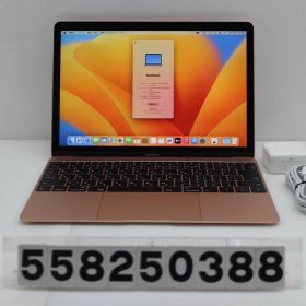 Apple MacBook Retina 12in 2017 A1534 ローズゴールド Core m3 7Y32 1.2GHz/8GB/256GB(SSD)/12W/WQXGA(2304x1440)【中古】【20260107】