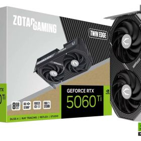 ZOTAC GAMING GeForce RTX 5060 Ti 8GB Twin Edge グラフィックスカード｜RTX5060Ti8GBTW/ZT-B50610E-10M