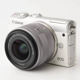 キヤノン Canon EOS M100 ホワイト / EF-M 15-45mm F3.5-6.3 IS STM