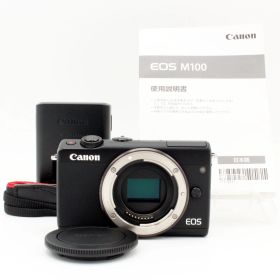 わずかシャッター数3000枚以下【新品級】CANON EOS M100 ボディ ブラック#8803