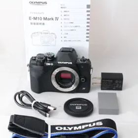 ☆新品級・ショット数1636☆ OLYMPUS ミラーレス一眼カメラ OM-D E-M10 MarkIV ボディ ブラック Mark IV 4 #2268