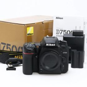 AA- (極上品) Nikon ニコン D7500 ボディ ブラック シャッター回数8,645 初期不良返品対応 22-41