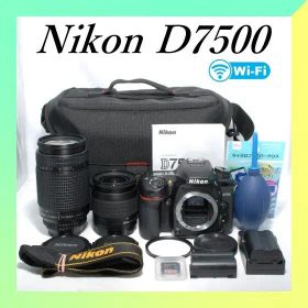 ✨Nikon D7500✨Wレンズ✨超望遠300mm✨高速連射✨一眼レフ