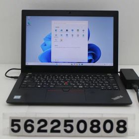 Lenovo ThinkPad X280 Core i5 8350U 1.7GHz/8GB/256GB(SSD)/12.5W/FHD(1920x1080)/Win11【中古】【20251219】