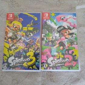 ニンテンドウ(任天堂)のスプラトゥーン3 スプラトゥーン2 セット switchソフト(家庭用ゲームソフト)