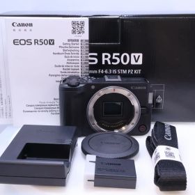 【1,000回以下】Canon EOS R50V ボディ ブラック キヤノン デジタル一眼カメラ