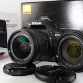 《 ショット数1358 回》 Nikon デジタル一眼レフカメラ D5300 AF-P ダブルズームキット ブラック D5300WZ3