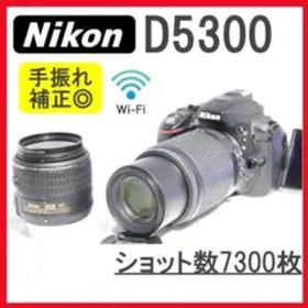 Nikon D5300✨ショット数少 一眼レフカメラ Wi-Fi ダブルレンズ