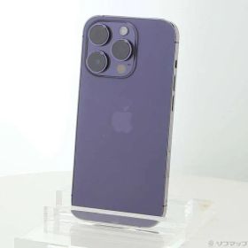 ソフマップ 〔中古品〕 iPhone14 Pro 256GB ディープパープル MQ1E3J／A SIMフリー【352】