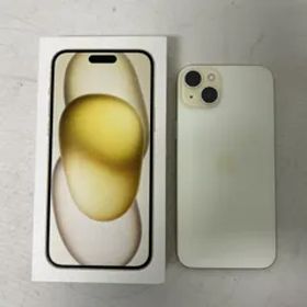 [浜館70-683] [店舗併売品] Apple iPhone 15 Plus 256GB イエロー 2023年モデル SIMロックなし docomo 〇判定 [中古品]