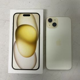 [浜館70-683] [店舗併売品] Apple iPhone 15 Plus 256GB イエロー 2023年モデル SIMロックなし docomo 〇判定 [中古品]