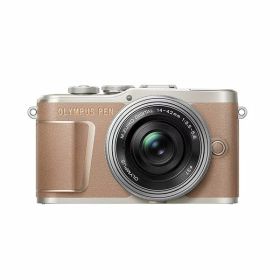 【中古】【1年保証】【美品】OLYMPUS PEN E-PL10 14-42mm EZ レンズキット ブラウン