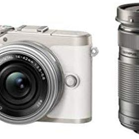 【中古】OLYMPUS ミラーレス一眼カメラ PEN E-PL10 EZダブルズームキット ホワイト