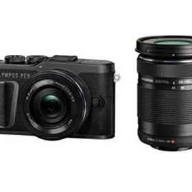 【中古】 OLYMPUS ミラーレス一眼カメラ PEN E-PL10 EZダブルズームキット ブラック