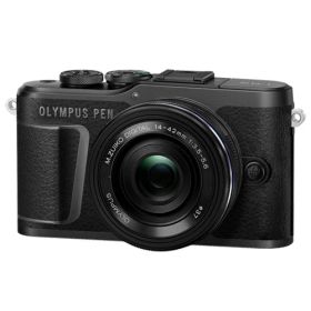 【中古】OLYMPUS オリンパス PEN E-PL10 14-42mm EZレンズキット ブラック
