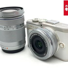 【中古】 【良品】 オリンパス PEN E-PL10 EZダブルズームキット ホワイト 【ミラーレス一眼】 【6ヶ月保証】