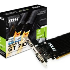 【中古】（新古品・未使用品） MSI GeForce GT710 GDDR3 1GB グラフィックスボード VD5932