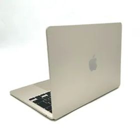 【全額返金保証】【最速発送】Apple MacBook Air 13.6インチ 2024 Apple M3 16GB 256GB スターライト 100% 超美品 動作確認済