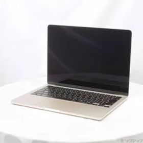 ソフマップ 〔中古品〕 MacBook Air 13.6-inch Late-2024 MC8J4J／A Apple M3 8コアCPU_8コアGPU 16GB SSD256GB スターライト 〔15.7 Sequoia〕【344】