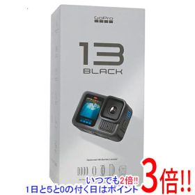 【いつでも2倍！1日と5.0のつく日、18日は3倍！】GoPro ウェアラブルカメラ HERO13 BLACK CHDHX-131-FW