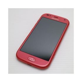 超美品 F-42A らくらくスマートフォン ピンク 即日発送 スマホ 白ロム 富士通 あすつく 土日祝発送OK
