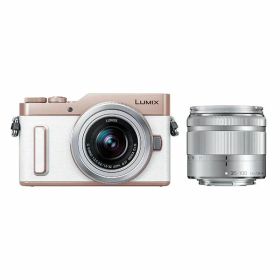 【中古】【1年保証】【美品】Panasonic LUMIX GF10 ダブルズームキット 12-32mm + 35-100mm ホワイト [DC-GF10WA-W]