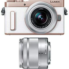 【中古】 パナソニック ミラーレス一眼カメラ ルミックス GF10 ダブルレンズキット 標準ズームレンズ/望遠ズームレンズ付属 ホワイト DC-GF10WA-W