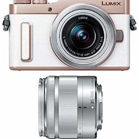 【中古】（非常に良い）パナソニック ミラーレス一眼カメラ ルミックス GF10 ダブルレンズキット 標準ズームレンズ/望遠ズームレンズ付属 ホワイト DC-GF10WA-W