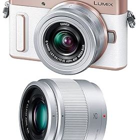 【中古】パナソニック ミラーレス一眼カメラ ルミックス GF10 ダブルレンズキット 標準ズームレンズ/単焦点レンズ ホワイト DC-GF10W-W