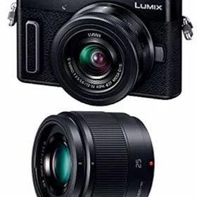 【中古】［非常に良い］パナソニック ミラーレス一眼カメラ ルミックス GF10 ダブルレンズキット 標準ズームレンズ/単焦点レンズ付属 ブラック DC-GF10W-K