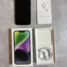 Apple iPhone 14 箱・充電ケーブル付き SIMフリー ミッドナイト