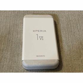 エクスペリア(Xperia)のXperia 1 Ⅵ 中古 SOG13 プラチナシルバー(スマートフォン本体)